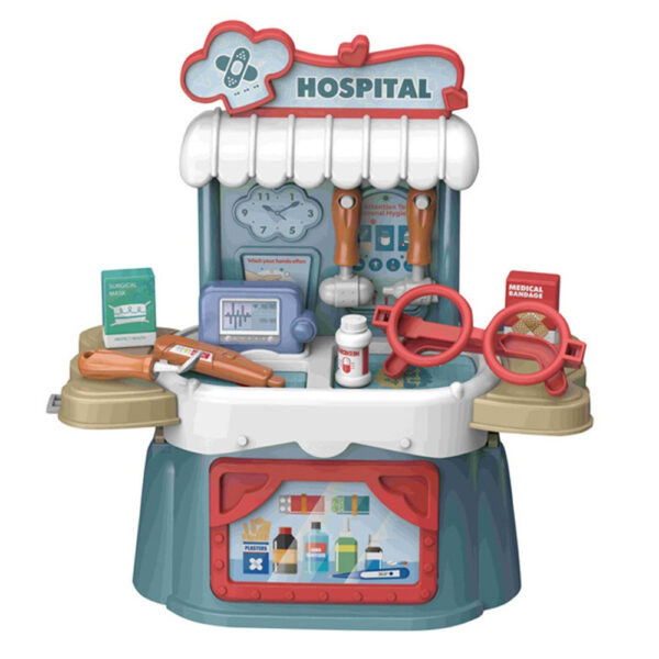 WOOPIE Zestaw Małego Lekarza Walizka 3w1 Torba 21 el. - 004