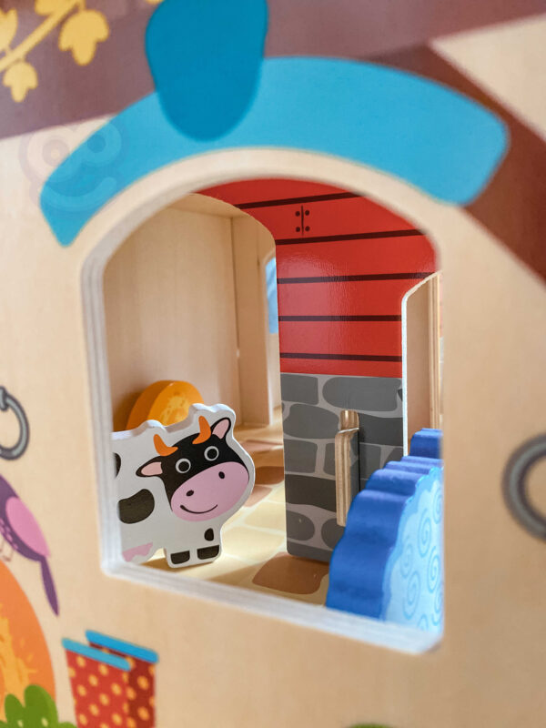 Drewniana Mega Farma stajnia obora kurnik 18 el. - WOOPIE GREEN - 003