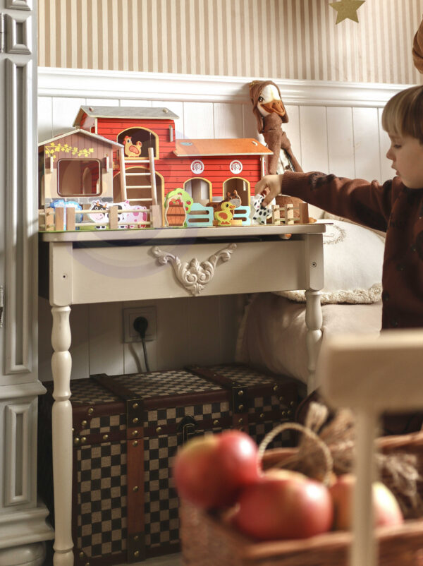 Drewniana Mega Farma stajnia obora kurnik 18 el. - WOOPIE GREEN - 011