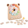 CLASSIC WORLD Zegar Miś Montessori Edukacyjny 3w1 Nauka Czasu Liczenia i Daty - 006