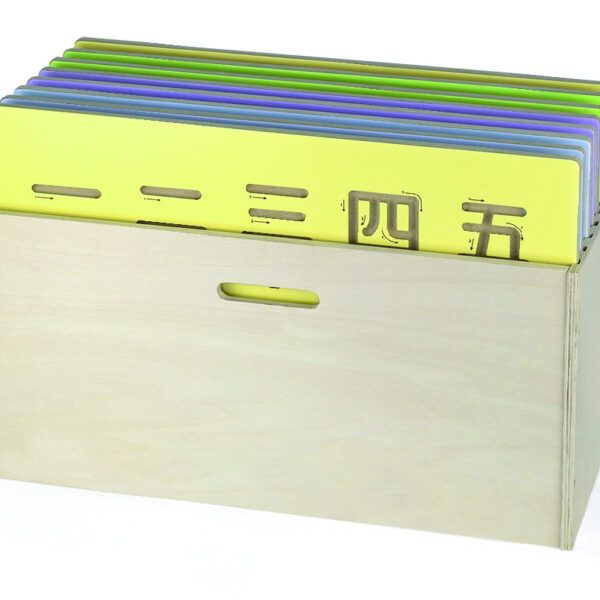 VIGA Drewniane Pudełko Na Tablice Organizer Certyfikat FSC - 001