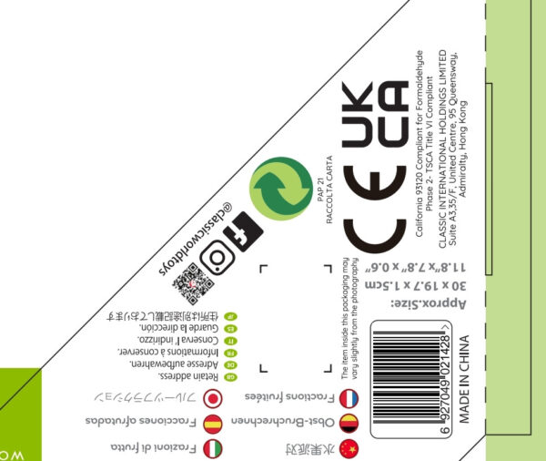 CLASSIC WORLD Drewniane Owoce do Krojenia na Rzepy + Nauka Ułamków i Dzielenia MONTESSORI 23 el. - 011