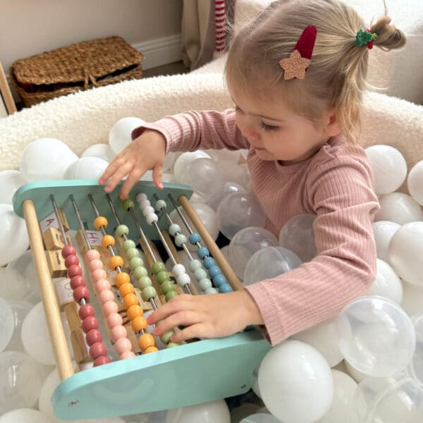 TOOKY TOY Liczydło Dwustronne Alfabet Obrazki - 003