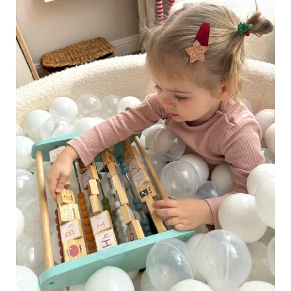 TOOKY TOY Liczydło Dwustronne Alfabet Obrazki - 006