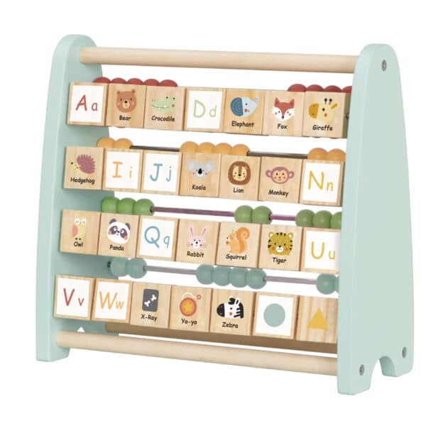 TOOKY TOY Liczydło Dwustronne Alfabet Obrazki - 009