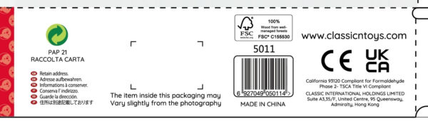 CLASSIC WORLD Drewniany Zestaw do Krojenia Warzyw - 007