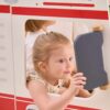 VIGA Duży Drewniany Ambulans Zestaw Karetka Małych Ratowników Akcesoria 25 el. - 006