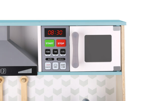 TOOKY TOY Duża Drewniana Kuchnia dla Dzieci 10 el. FSC - 004