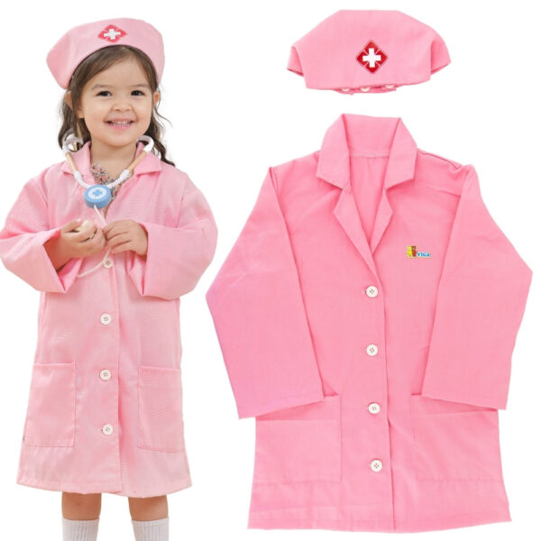 VIGA Strój Mundurek i Kapelusz Małej Pielęgniarki - 001 VIGA Strój Mundurek i Kapelusz Małej Pielęgniarki - 001