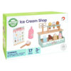 WOOPIE GREEN Drewniana Lodziarnia Sklepik Zestaw z Lodami Stragan 16 EL - 016