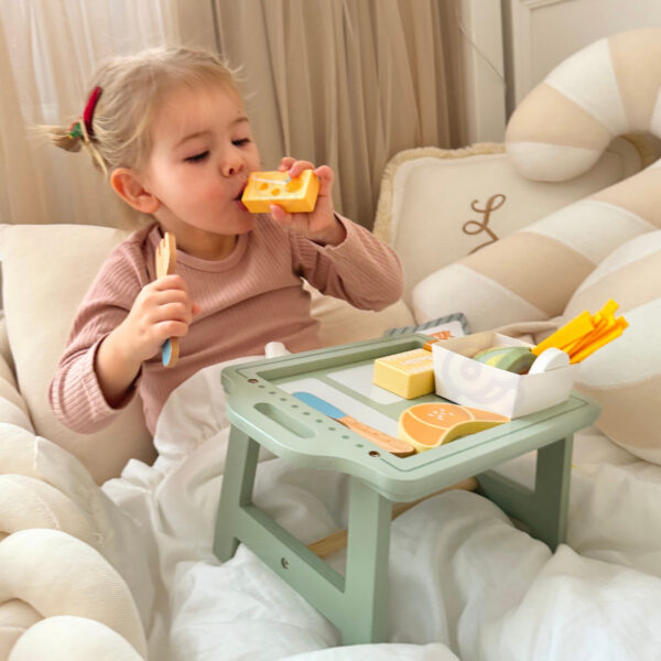 WOOPIE GREEN Zestaw Śniadaniowy i Restauracja – Zabawa w Zamawianie z Tacą i Akcesoriami - 005