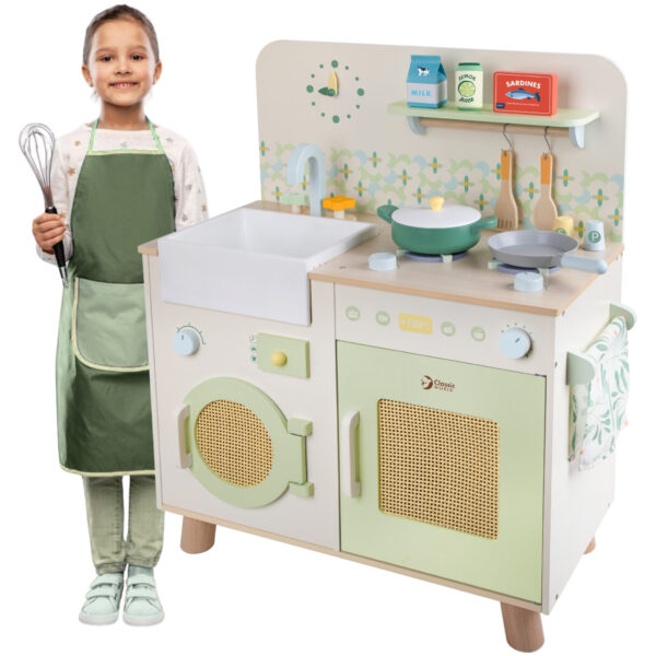 Drewniana Kuchnia XXL Classic World - Wielofunkcyjne Centrum Zabaw - 001