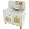 CLASSIC WORLD Drewniana Kuchnia XXL Wielofunkcyjna z Pralką i Akcesoriami - 007