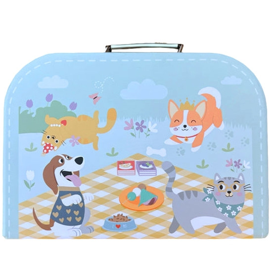 TOOKY TOY Zestaw Piknikowy Owoce do Krojenia Zestaw Śniadaniow - 004