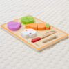 VIGA Drewniana Układanka Edukacyjna Montessori Warzywa do Krojenia - 002