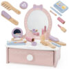 Drewniana toaletka dla dzieci z lustrem i biżuterią - Viga Toys - 001