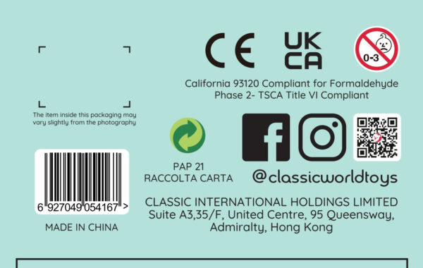 CLASSIC WORLD Drewniana Kasa Sklepowa Dla Dzieci - 012