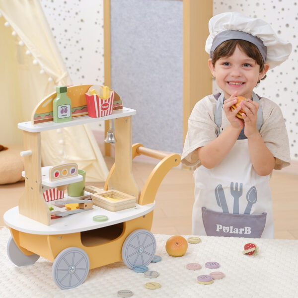 VIGA Minisklep z Hamburgerami – Kreatywna Zabawa w Odgrywanie Ról - 006