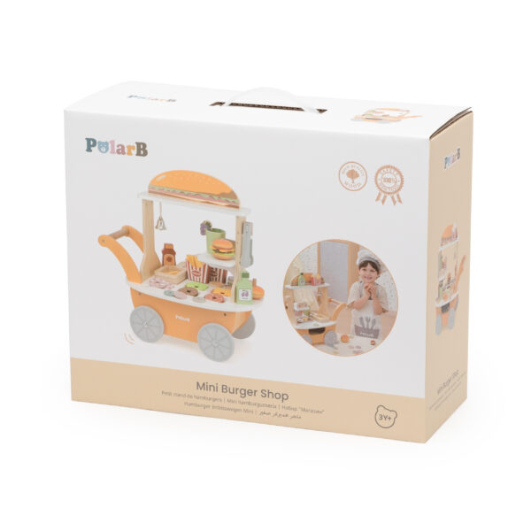 VIGA Minisklep z Hamburgerami – Kreatywna Zabawa w Odgrywanie Ról - 009