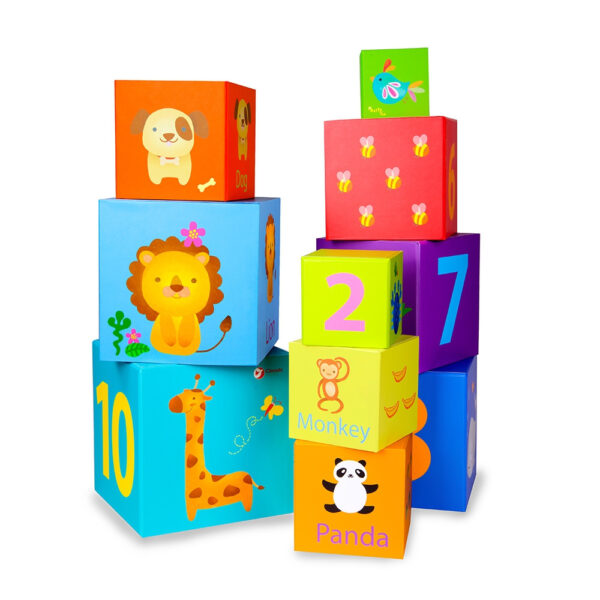CLASSIC WORLD Magic Box Blocks Puzzle Tower Box Educational Toy - 004