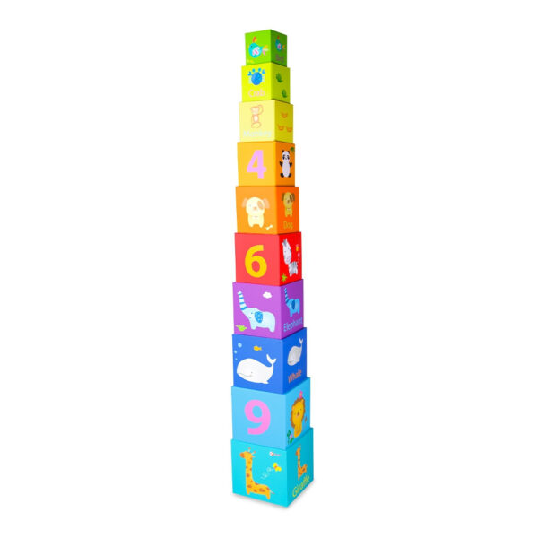 CLASSIC WORLD Magic Box Blocks Puzzle Tower Box Educational Toy - 005