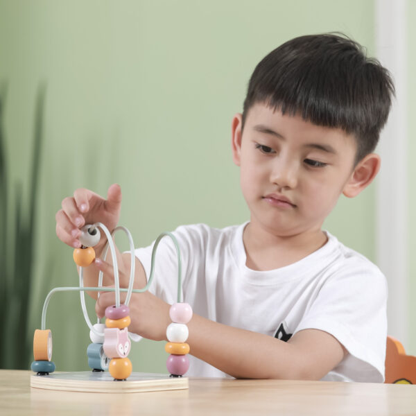 VIGA PolarB Drewniany Labirynt Przeplatanka Edukacyjna Montessori - 004