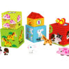 Układanka kostki farma zwierzęta 5 pudełek 12m+ – WOOPIE GREEN - 013