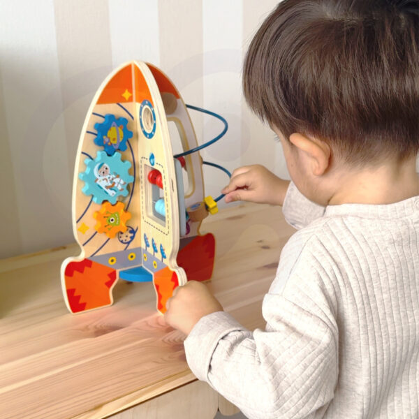 Zabawka Edukacyjna Rakieta Wielofunkcyjna 5w1 dla dzieci 3+ - Tooky Toy - 004