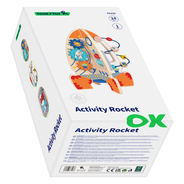 Zabawka Edukacyjna Rakieta Wielofunkcyjna 5w1 dla dzieci 3+ - Tooky Toy - 011