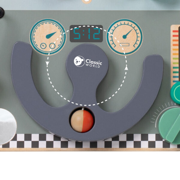 CLASSIC WORLD Tablica Manipulacyjna Wielofunkcyjna 6w1 Podróżowanie - 005