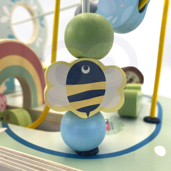 TOOKY TOY Drewniana Pętla Motoryczna Leśny Labirynt - 008