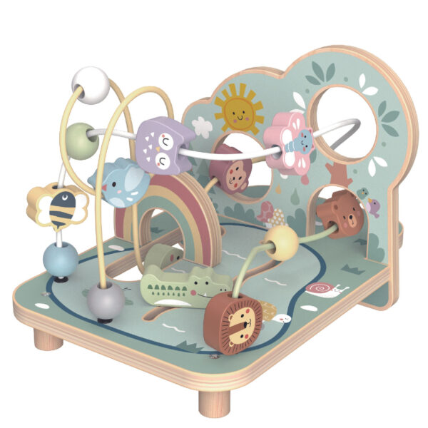 TOOKY TOY Drewniana Pętla Motoryczna Leśny Labirynt - 010