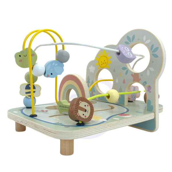 TOOKY TOY Drewniana Pętla Motoryczna Leśny Labirynt - 012