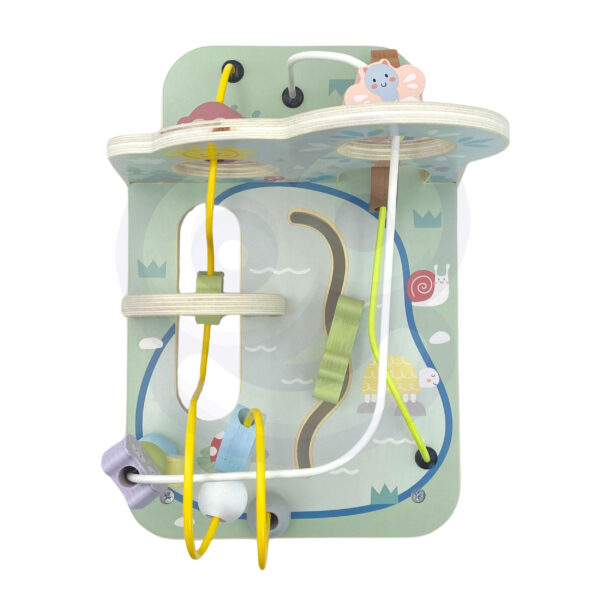 TOOKY TOY Drewniana Pętla Motoryczna Leśny Labirynt - 014