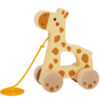 TOOKY TOY Żyrafka do Ciągnięcia Drewniany - 001