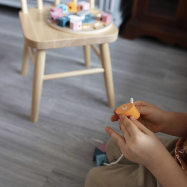 VIGA PolarB Sorter Kształtów Zegar nawlekanka Montessori - 005