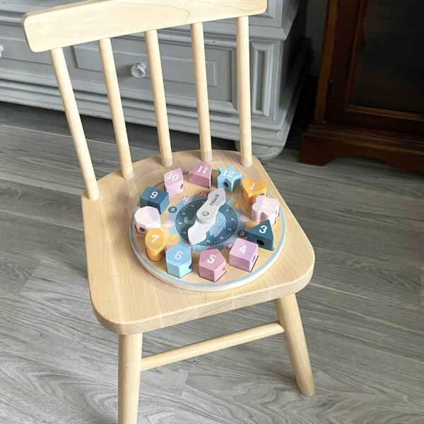 VIGA PolarB Sorter Kształtów Zegar nawlekanka Montessori - 006