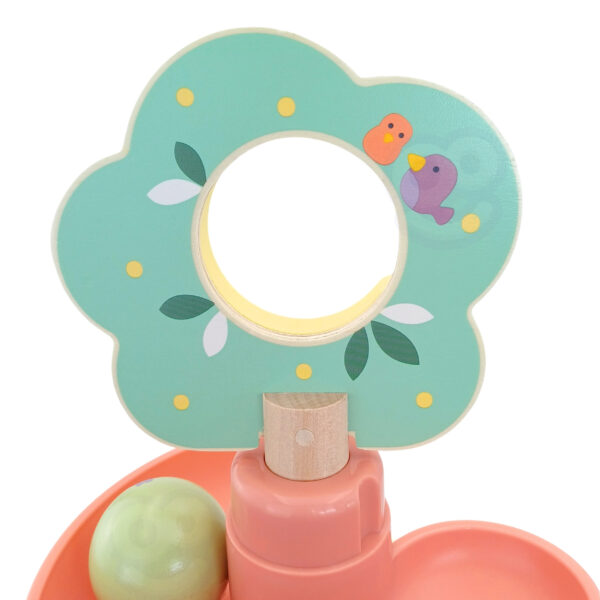 Tor kulkowy sensoryczny Montessori drewno FSC 18m+ - WOOPIE GREEN - 015