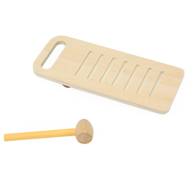 VIGA Drewniany Zestaw Wybijanka + Cymbałki Ksylofon 2w1 - 006