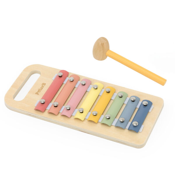 VIGA Drewniany Zestaw Wybijanka + Cymbałki Ksylofon 2w1 - 008