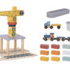 TOOKY TOY Dźwig Portowy Drewniany Zestaw - 011