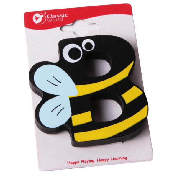 CLASSIC WORLD Drewniana Literka B - 001