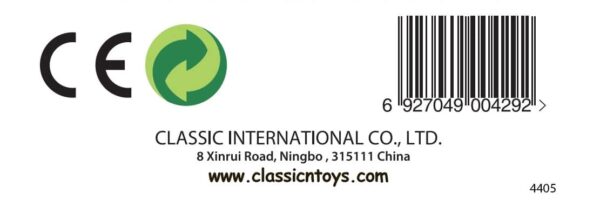 Alfabet Drewniany Literka C Kolorowa Ozdoba Edukacyjna Classic World - 004