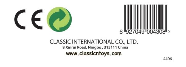 Drewniana Literka D na Ścianę Drzwi Dekoracja do Pokoju Classic World - 002