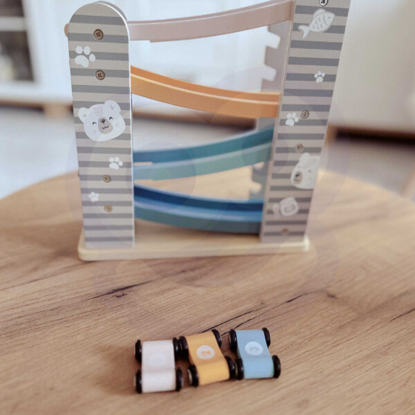 VIGA PolarB Drewniana Zjeżdżalnia Dla Samochodzików Tor Wyścigowy - 004