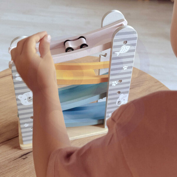 VIGA PolarB Drewniana Zjeżdżalnia Dla Samochodzików Tor Wyścigowy - 005