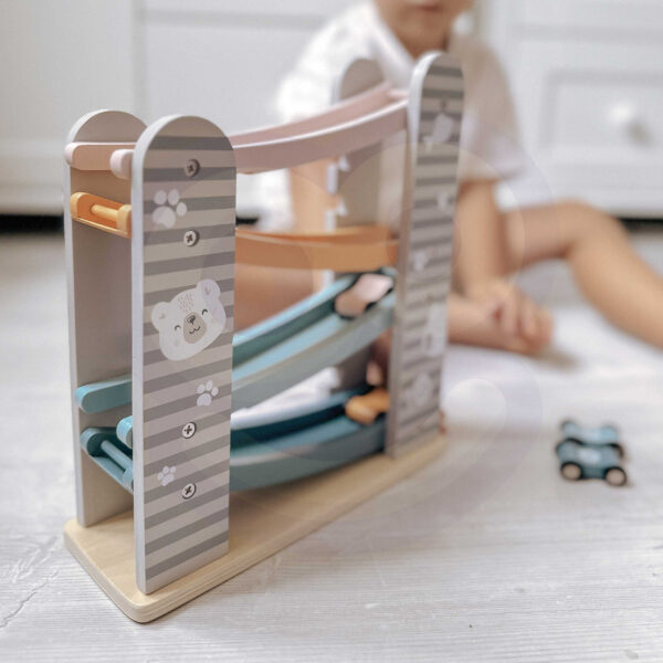 VIGA PolarB Drewniana Zjeżdżalnia Dla Samochodzików Tor Wyścigowy - 007