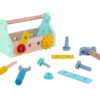 TOOKY TOY Drewniana Skrzynka z Narzędziami Zestaw 18 el. - 007