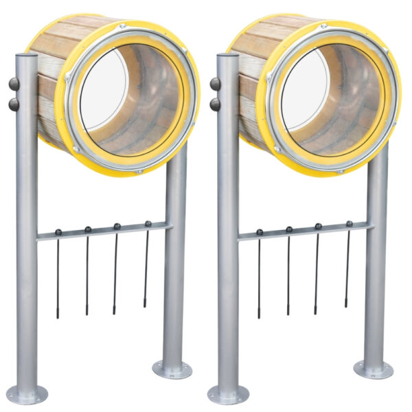 CLASSIC WORLD EDU Zestaw Bębenki XXL 2 szt. Instrument Perkusja Ogrodowa - 001