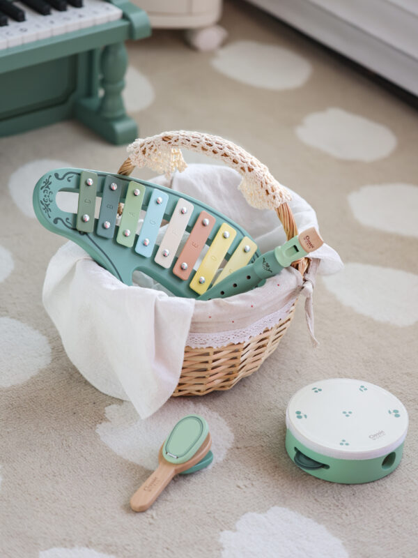 CLASSIC WORLD Drewniany Zestaw Vintage Instrumentów Muzycznych 18ms+ - 007